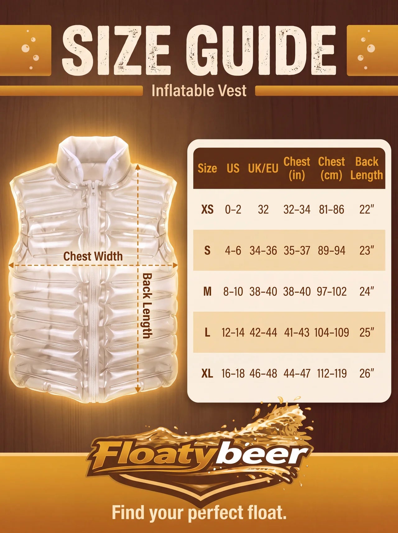 FloatyBeer™ - Vests & Jackets