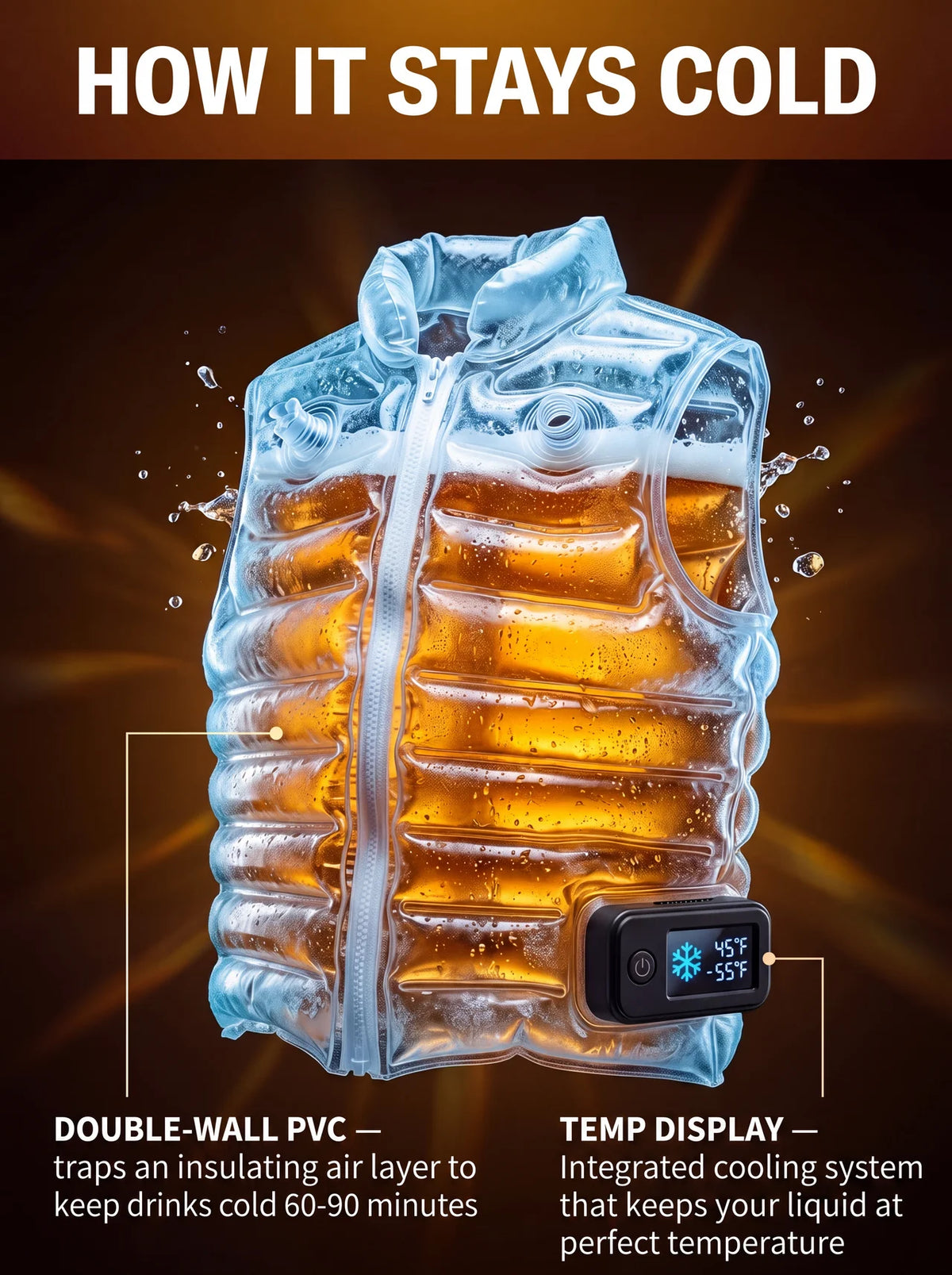 FloatyBeer™ - Cooling Vests & Jackets