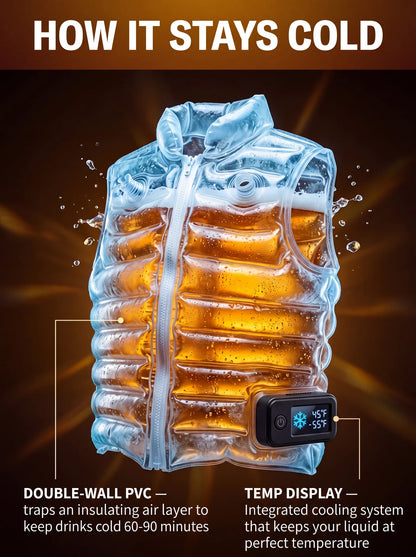 FloatyBeer™ - Cooling Vests & Jackets